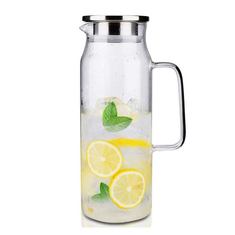 Straight Glass Pitcher 1000ml/34oz Straight Glass Pitcher 1000ml/34oz