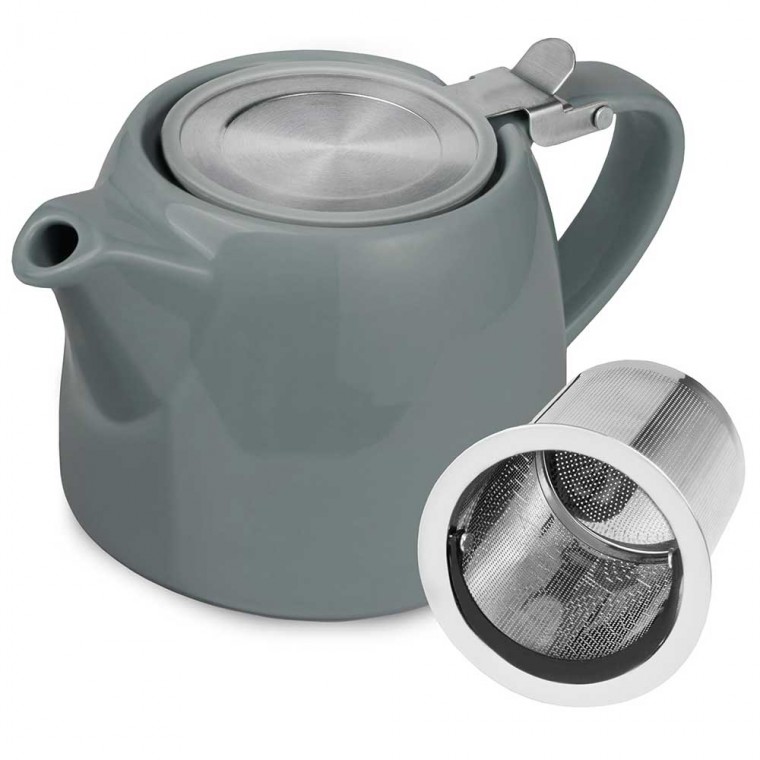 Gray Ceramic Teapot 500ml/17oz Gray Ceramic Teapot 500ml/17oz