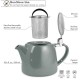 Gray Ceramic Teapot 500ml/17oz Gray Ceramic Teapot 500ml/17oz