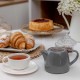 Gray Ceramic Teapot 500ml/17oz Gray Ceramic Teapot 500ml/17oz